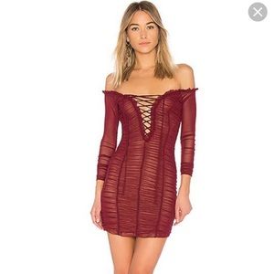 Majorelle darling dress in merlot